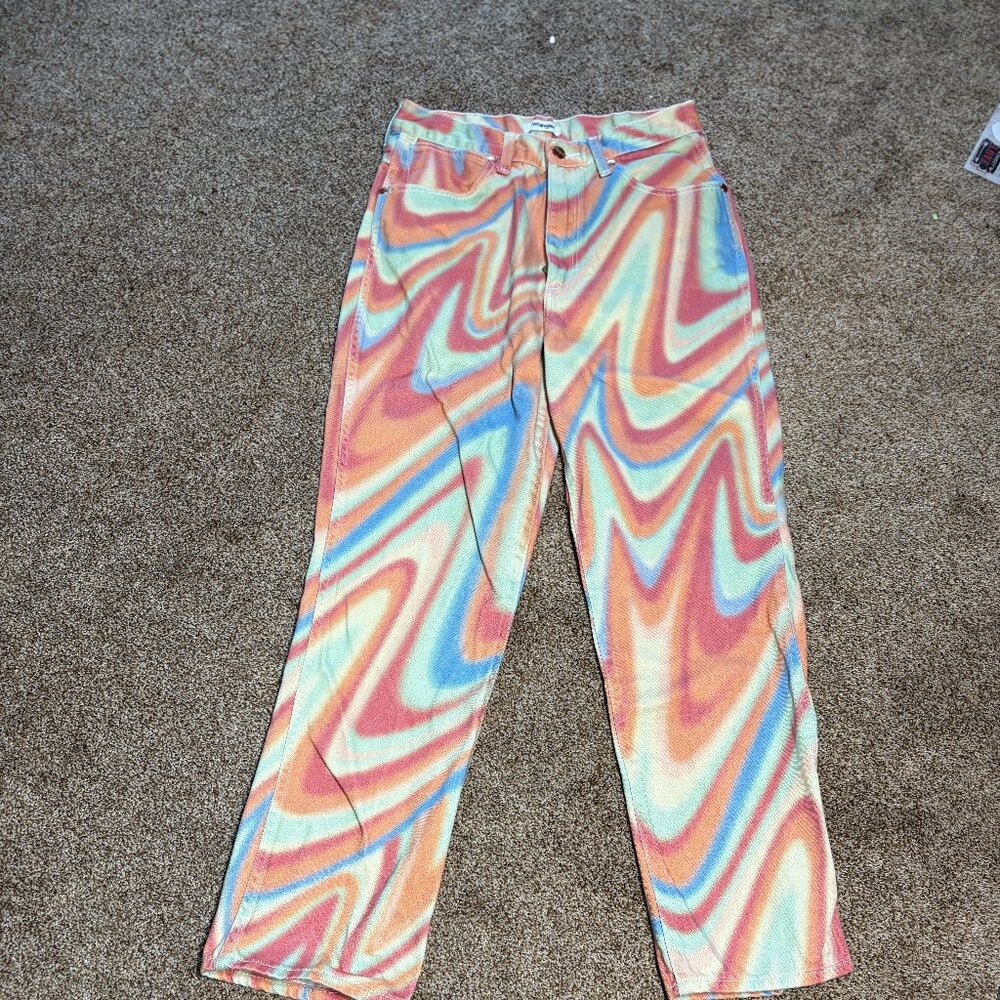 Women's Tye Dyed Wrangle Jeans sz 29 x 28